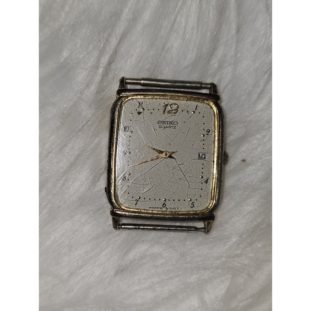 SEIKO QUARTZ MEN'S WRISTWATCH Date Calendar JAPAN MADE 80S VINTAGE - Picture 4 of 8